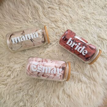 Personalised Name Tumbler Gift, Iced Coffee Cup, 2 of 4