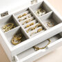 Personalised Celestial White Jewellery Box, thumbnail 2 of 9
