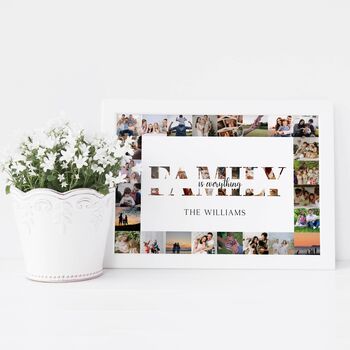 Personalised Family Photo Collage Print, 5 of 5
