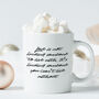 Love Quote Mug Valentine Gift For Him Or Her, thumbnail 4 of 8
