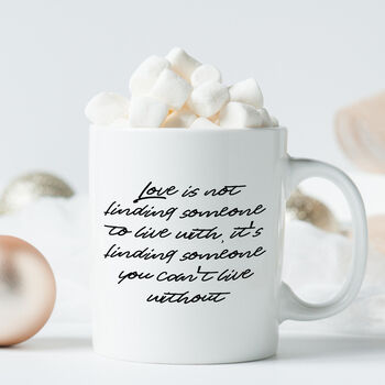Love Quote Mug Valentine Gift For Him Or Her, 4 of 8