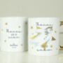 Personalised The Snowman Let It Snow Gold Handle Mug, thumbnail 2 of 4