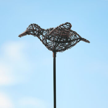 Recycled Wire Duck Garden Stake Decoration, 3 of 5
