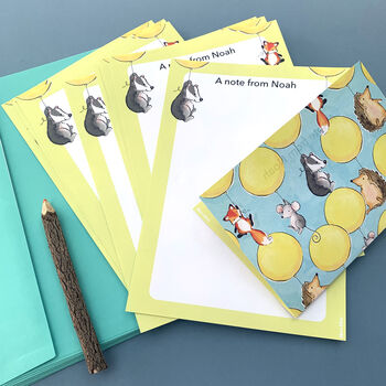 Fox And Friends Personalised Writing Set, 4 of 10