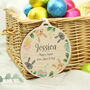 Personalised Easter Bunny Wooden Hanging Decoration, thumbnail 2 of 6