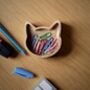 Cat And Dog Shaped Wooden Desk Tidy, thumbnail 2 of 12