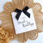 On Your Wedding Day Card, Luxury Bow Wedding Couple Card, thumbnail 2 of 5
