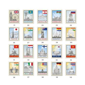 Personalised Travel Destination Stamp Print, 7 of 11