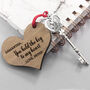 Personalised You Hold The Key To My Heart Keepsake, thumbnail 5 of 6