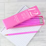 Personalised Pink '12 Reasons' Box And 12 Pencils, thumbnail 4 of 9