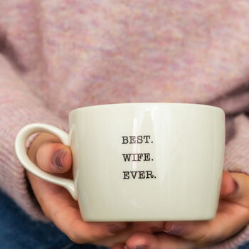 Best. Ever. Wife Husband Mug, 2 of 6