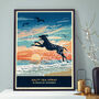 Limited Edition Seaside Pointer Or Viszla Gift Print, thumbnail 1 of 10