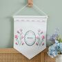 Personalised Birth Flower Personalised Wall Hanging, thumbnail 1 of 12