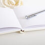 Personalised Wedding Linen Guest Book Clean, thumbnail 6 of 7