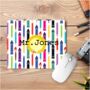 Personalised Crayon Mouse Mat Teachers Gift, thumbnail 4 of 5