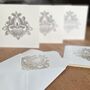 Silver Lasercut Diwali Card Set Of Five, thumbnail 6 of 8