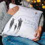 Personalised 'Enjoy The Little Things' Family Cushion, thumbnail 1 of 7