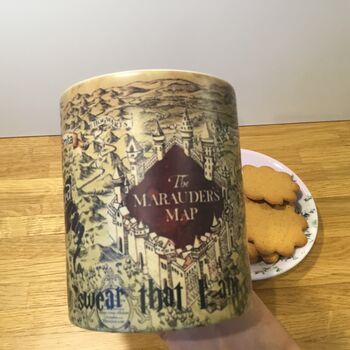 Personalized Harry Potter Marauders Map Magic Mug, 8 of 12