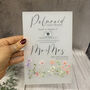 Floral Personalised Wedding Camera Sign Opaque, thumbnail 2 of 6