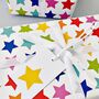 Rainbow Stars Wrapping Paper Set, thumbnail 1 of 2