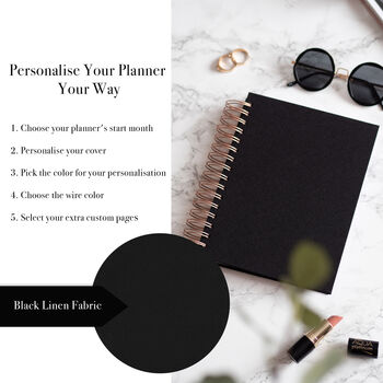 Dated Planner Black, 2 of 12