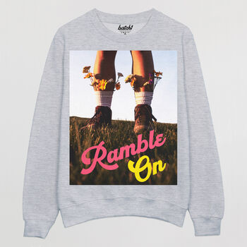 Ramble On Women's Slogan Sweatshirt, 5 of 5
