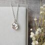 Orchid Petal Silver Pendant, thumbnail 1 of 6