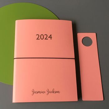 Personalised 2024 Leather Diary, 3 of 7