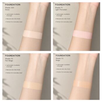 Vegan Liquid Foundation 13 Shades, 5 of 9