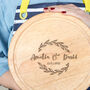 Personalised Couple's Round Serving Board, thumbnail 1 of 4
