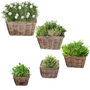Mitchell Boho Rattan Planter, thumbnail 2 of 4