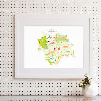 Personalised Yorkshire Map: Add Favourite Places, 2 of 4