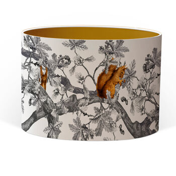 Red Squirrels Lampshade, 4 of 6