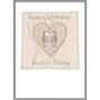 Personalised Initial Heart Birthday Card For Her, thumbnail 2 of 12
