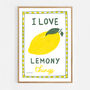 I Love Lemony Things Print, thumbnail 6 of 7