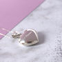 Personalised Sterling Silver Heart Locket On Ball Chain, thumbnail 5 of 12