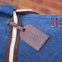Personalised Vintage Canvas Holdall With Luggage Tag, thumbnail 4 of 8