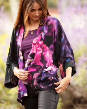 Jewel Hydrangea Short Kimono, 2 of 4