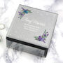 Floral Butterfly Personalised Trinket Box, thumbnail 7 of 8