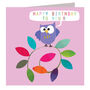 Owl Birthday Greetings Card, thumbnail 4 of 4