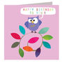 Owl Birthday Greetings Card, thumbnail 2 of 4