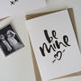 'Be Mine' Valentine's Card, thumbnail 5 of 5