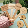 Personalised Wooden Indoor Plant Marker With Qr Code, thumbnail 1 of 9