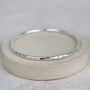 Sterling Silver Thick Hammered Bangle, thumbnail 3 of 5