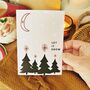 Six Pink Mindful Christmas Cards Recycled, thumbnail 10 of 11