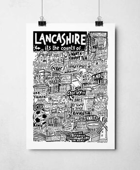 Lancashire Landmarks Print, 3 of 10