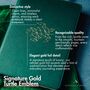 Green Turtle A6 Lined Journal With Strap, Bookmark And Pen Holder, thumbnail 3 of 9