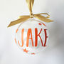 A Personalised Christmas Tree Bauble, thumbnail 10 of 12
