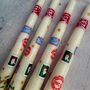 Hand Painted North Pole Letter Candles, thumbnail 2 of 4
