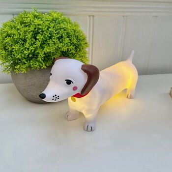 Personalised Sausage Dog Night Light, 2 of 5